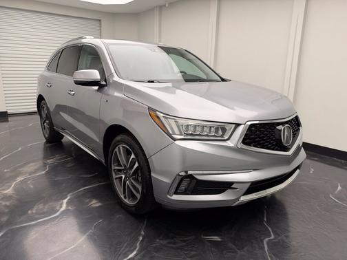 Silver 2017 Acura MDX Sport Hybrid 3.0L