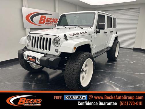 Bright White Clearcoat 2016 Jeep Wrangler Unlimited Sahara