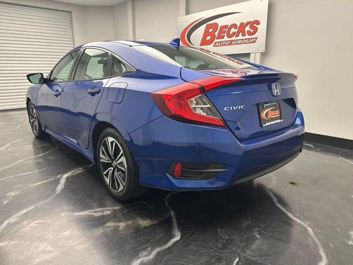 Blue 2017 Honda Civic EX-T