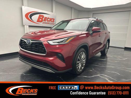 Ruby Flare Pearl 2022 Toyota Highlander Hybrid Platinum SUV