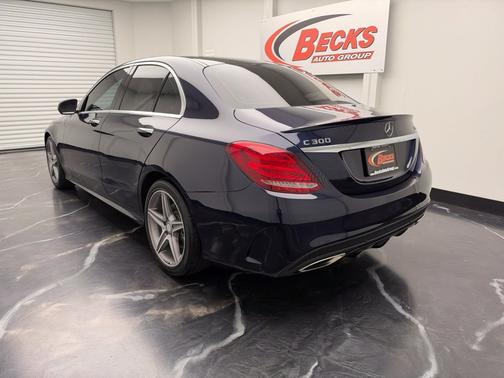 Blue 2017 Mercedes-Benz C-Class C 300