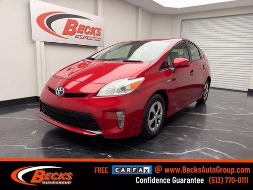 Barcelona Red Metallic 2015 Toyota Prius Three