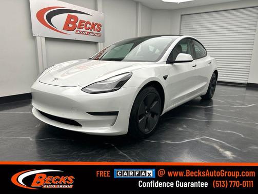Pearl White Multi-Coat 2021 Tesla Model 3 Standard Range Plus