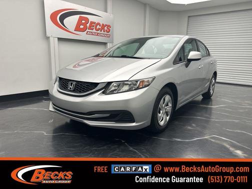 Alabaster Silver Metallic 2013 Honda Civic LX