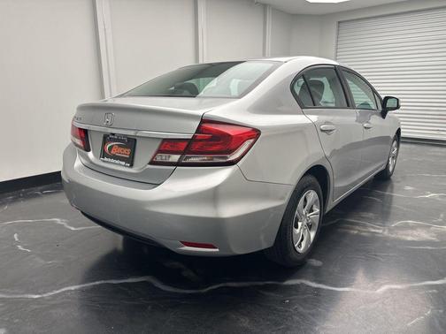 Alabaster Silver Metallic 2013 Honda Civic LX
