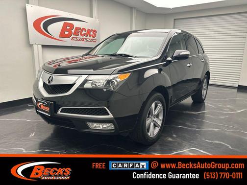 Crystal Black Pearl 2012 Acura MDX 3.7L Technology
