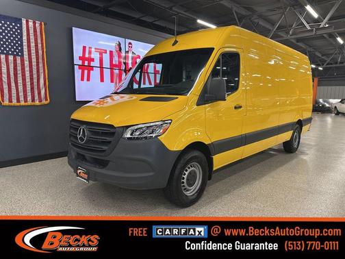 Yellow 2021 Mercedes-Benz Sprinter 2500 Cargo 170 WB