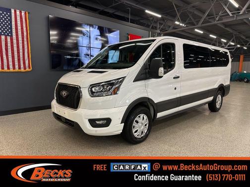 Oxford White 2023 Ford Transit-350 XLT