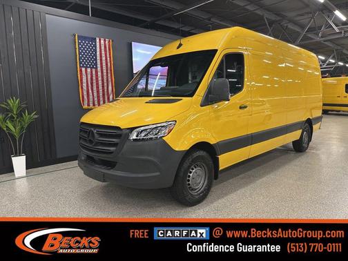 Calcite Yellow 2021 Mercedes-Benz Sprinter 2500 High Roof