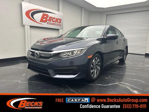 Blue 2017 Honda Civic EX