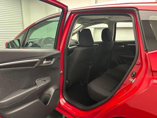 Red 2015 Honda Fit EX