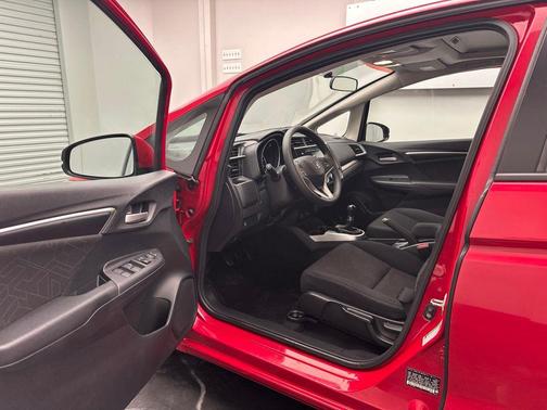 Red 2015 Honda Fit EX