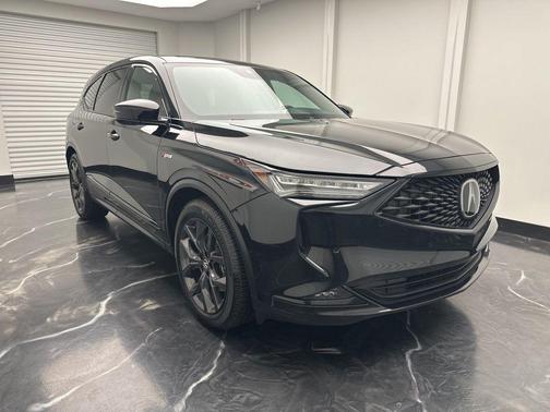 Black 2022 Acura MDX A-Spec Package