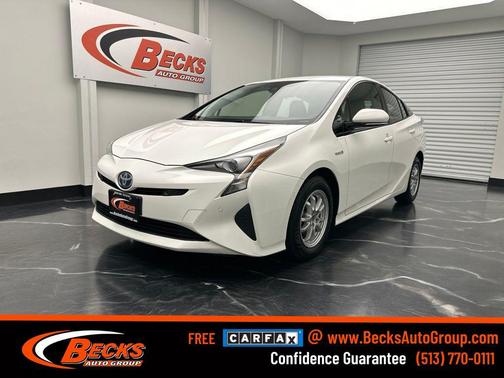 Super White 2018 Toyota Prius Three