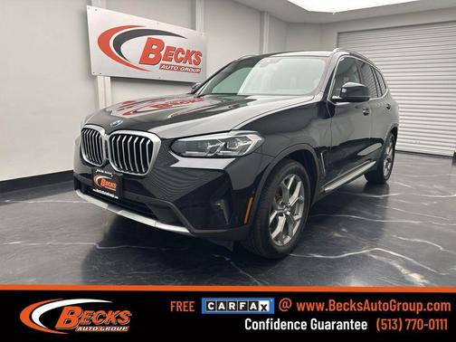 Black Sapphire Metallic 2023 BMW X3 xDrive30i