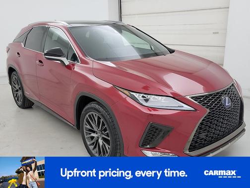 Red 2022 Lexus RX 450h F-SPORT Handling