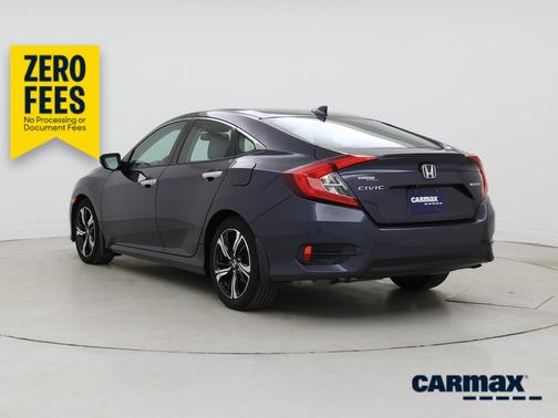 Blue 2017 Honda Civic Touring