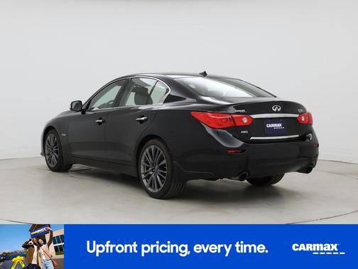Black 2017 INFINITI Q50 Red Sport 400