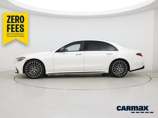 White 2021 Mercedes-Benz S-Class