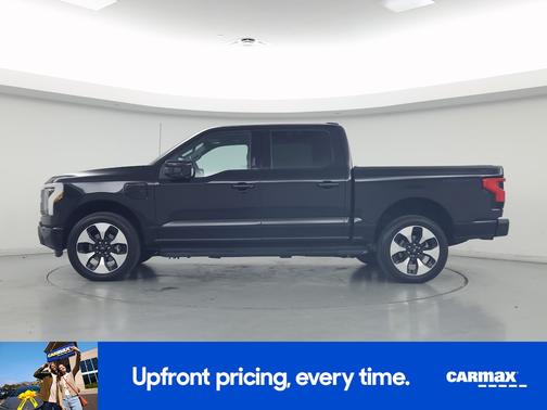 Black 2023 Ford F-150 Lightning Platinum