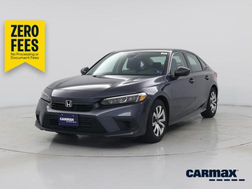 Gray 2024 Honda Civic LX