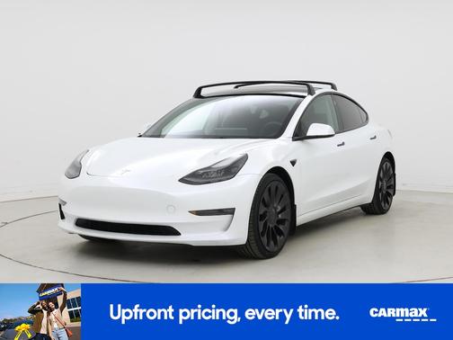 White 2023 Tesla Model 3 Performance
