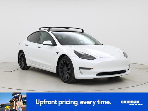 White 2023 Tesla Model 3 Performance