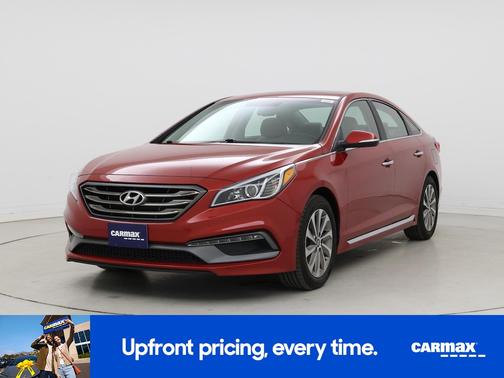 Red 2017 Hyundai SONATA Limited