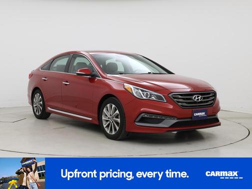 Red 2017 Hyundai SONATA Limited