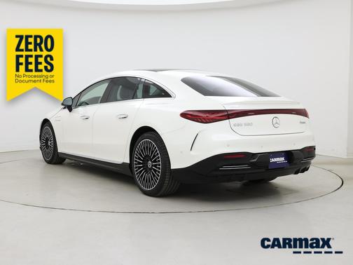 White 2022 Mercedes-Benz EQS 580