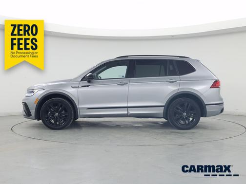 Silver 2022 Volkswagen Tiguan SE R-Line Black