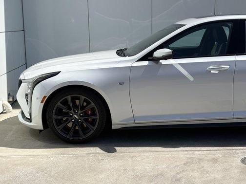 Crystal White Tri-Coat 2025 Cadillac CT5 Sport RWD