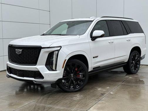 Crystal White Tri-Coat 2025 Cadillac Escalade V-Series