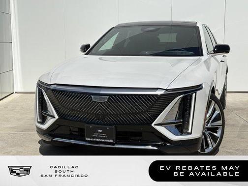 Crystal White Tri-Coat 2024 Cadillac LYRIQ Luxury