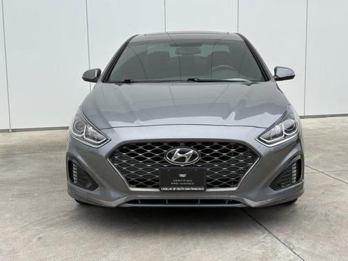 Machine Gray 2018 Hyundai SONATA Sport+