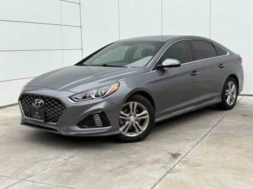 Machine Gray 2018 Hyundai SONATA Sport+