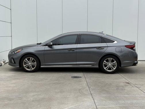 Machine Gray 2018 Hyundai SONATA Sport+