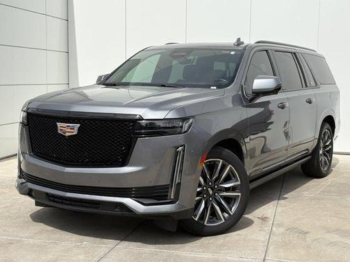 Satin Steel Metallic 2021 Cadillac Escalade ESV Sport Platinum