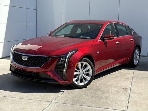 Radiant Red 2025 Cadillac CT5 Premium Luxury AWD