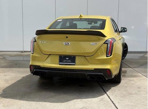 Yellow Metallic 2024 Cadillac CT4-V Blackwing