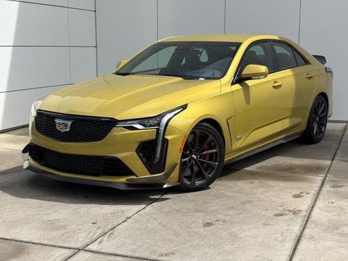 Yellow Metallic 2024 Cadillac CT4-V Blackwing