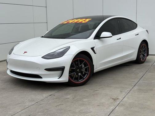 Silver 2021 Tesla Model 3 Standard Range Plus