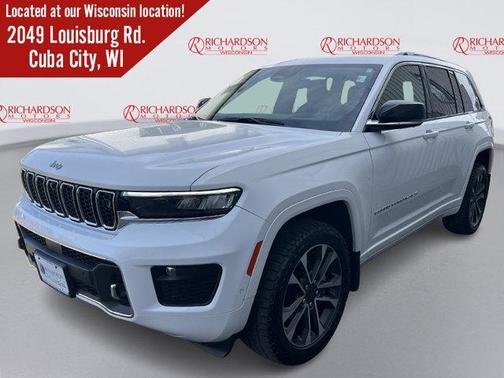 Bright White Clearcoat 2024 Jeep Grand Cherokee Overland