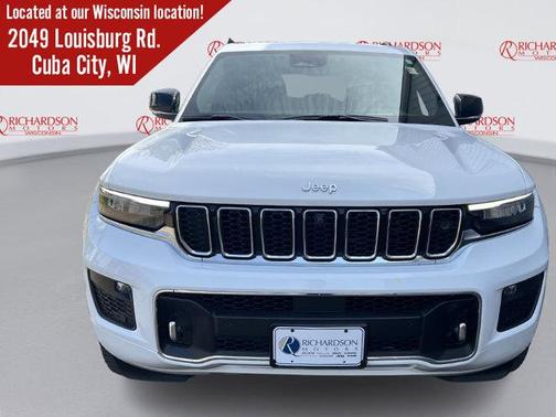 Bright White Clearcoat 2024 Jeep Grand Cherokee Overland