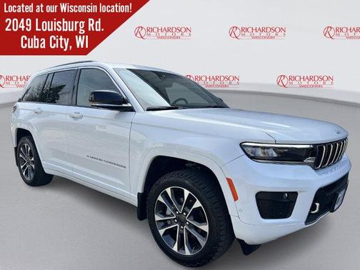Bright White Clearcoat 2024 Jeep Grand Cherokee Overland