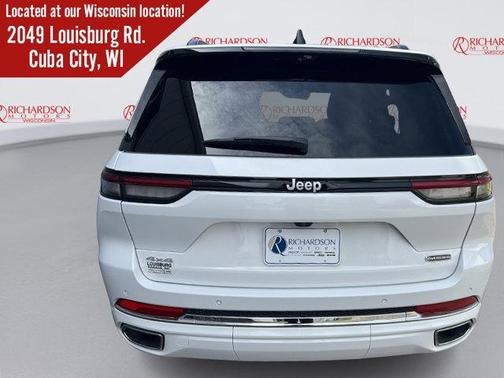 Bright White Clearcoat 2024 Jeep Grand Cherokee Overland
