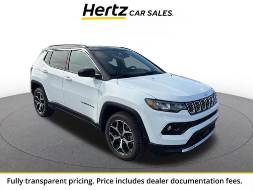 Bright White Clearcoat 2025 Jeep Compass Limited