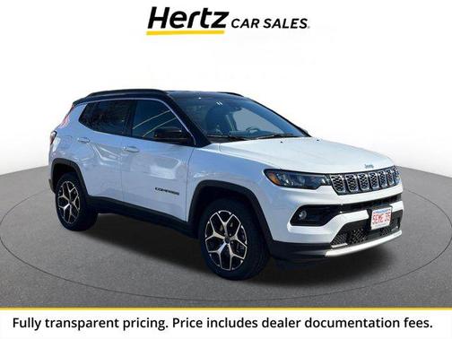 Bright White Clearcoat 2025 Jeep Compass Limited