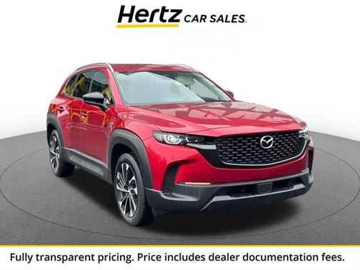 Soul Red Crystal Metallic 2025 Mazda CX-50 Hybrid Premium Plus Package