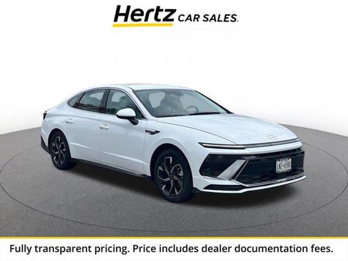 Serenity White 2025 Hyundai SONATA SEL